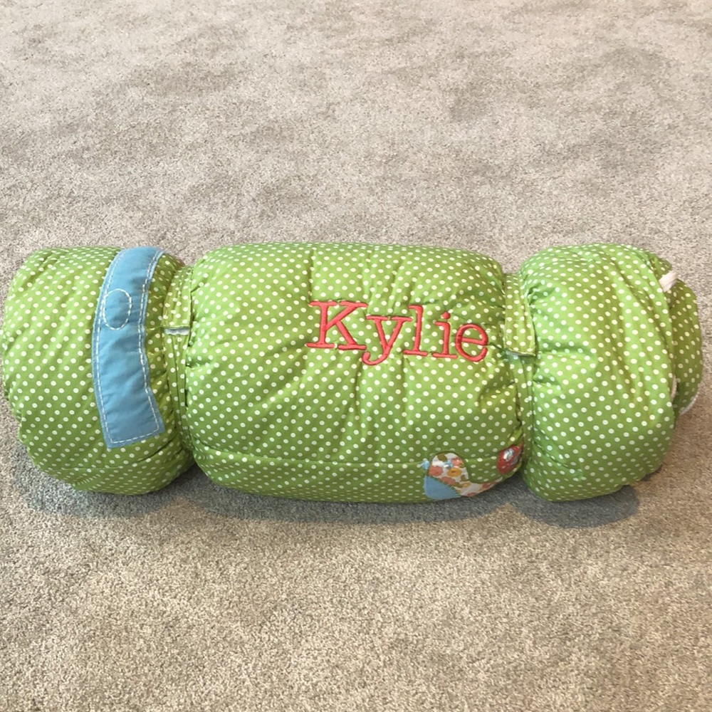 Pottery Barn Kids Sleeping Bag - Personalized with the Name Kylie